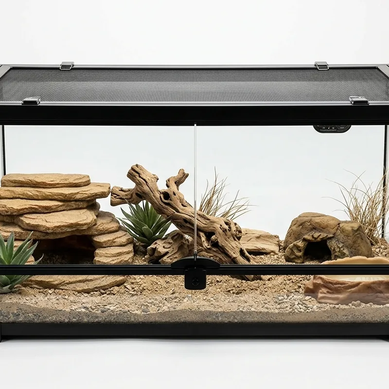 Screen-Top Glass Terrarium