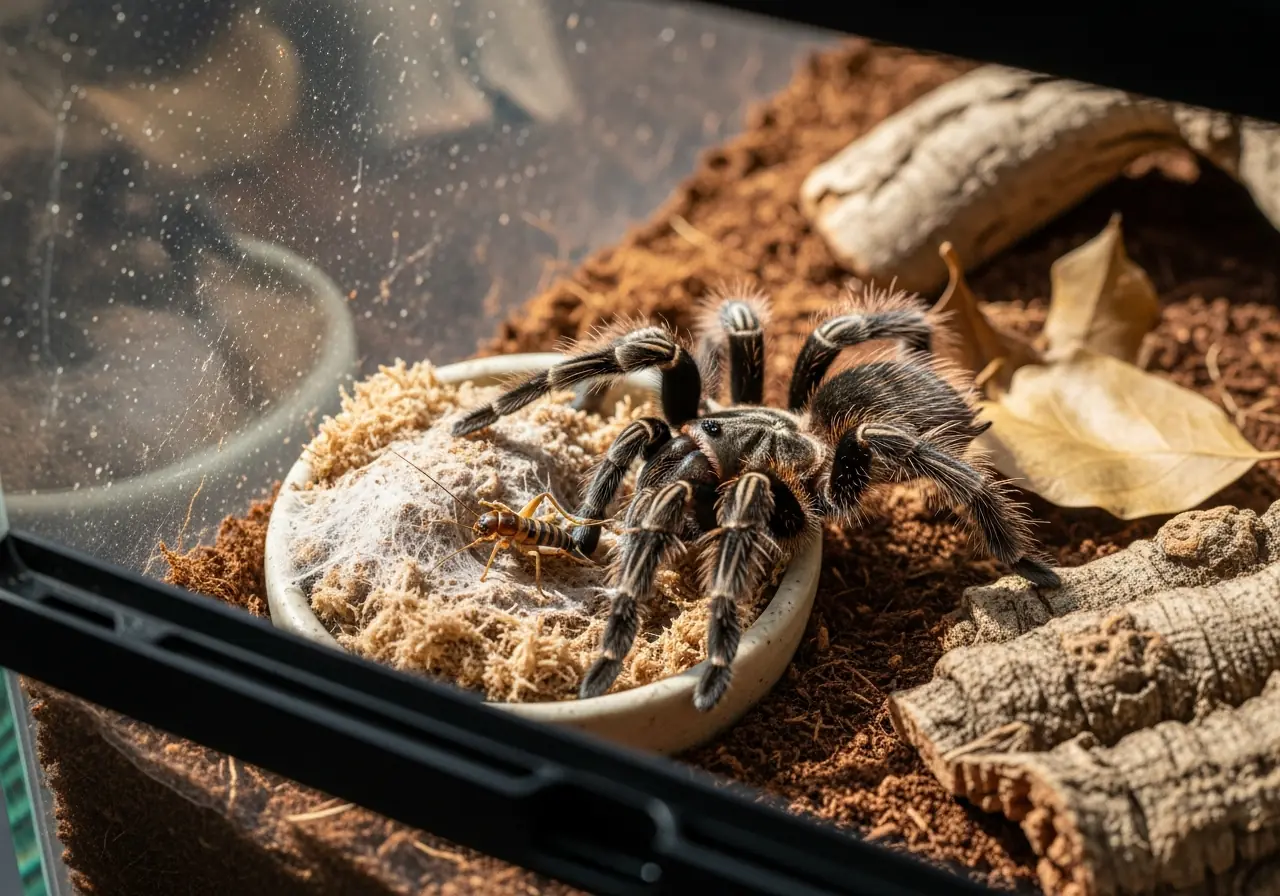 Feeder insects for pet tarantulas